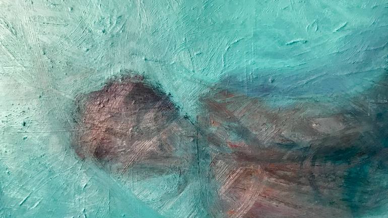 Original Abstract Animal Painting by Monika Bektas