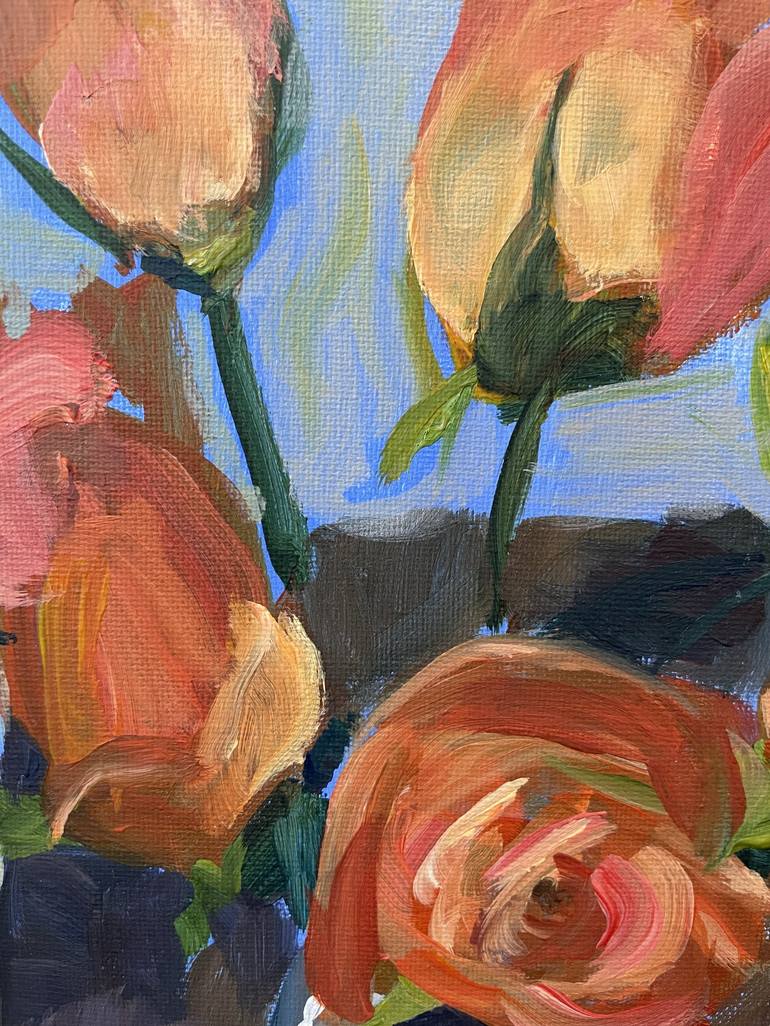 Original Floral Painting by Kim Langley