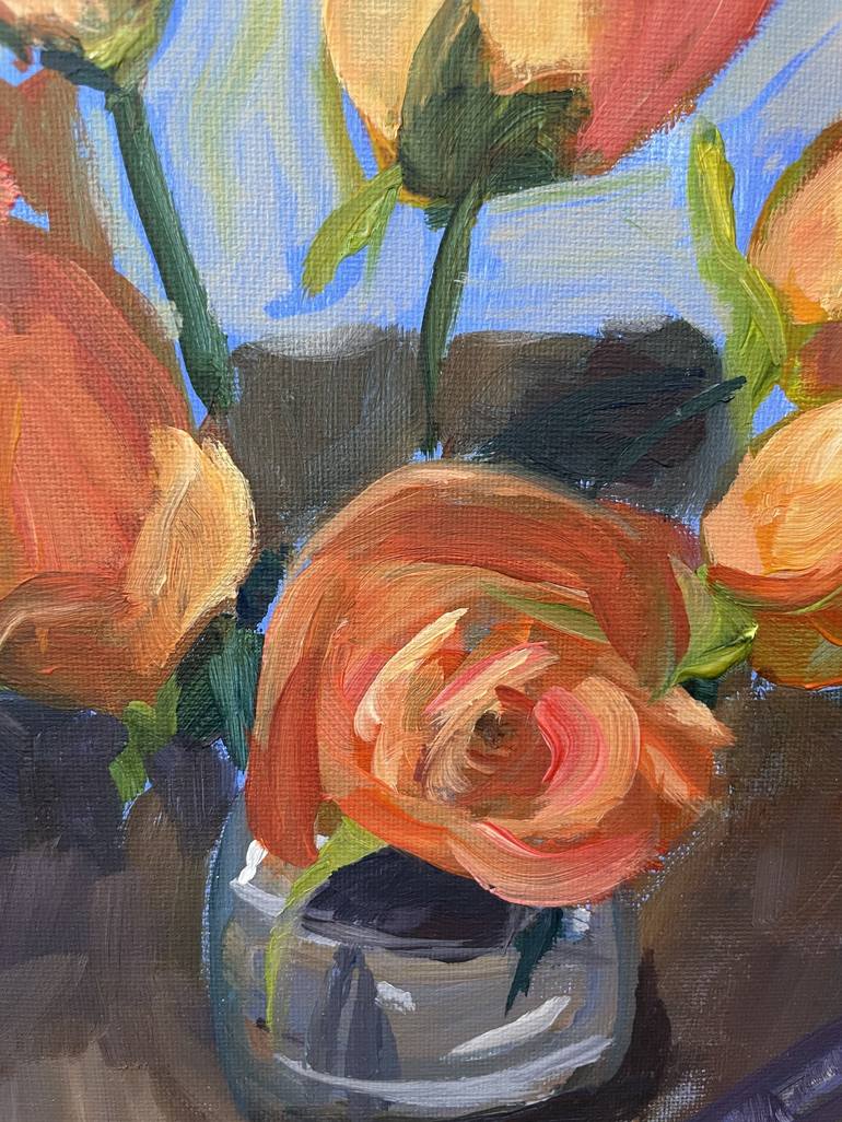 Original Floral Painting by Kim Langley
