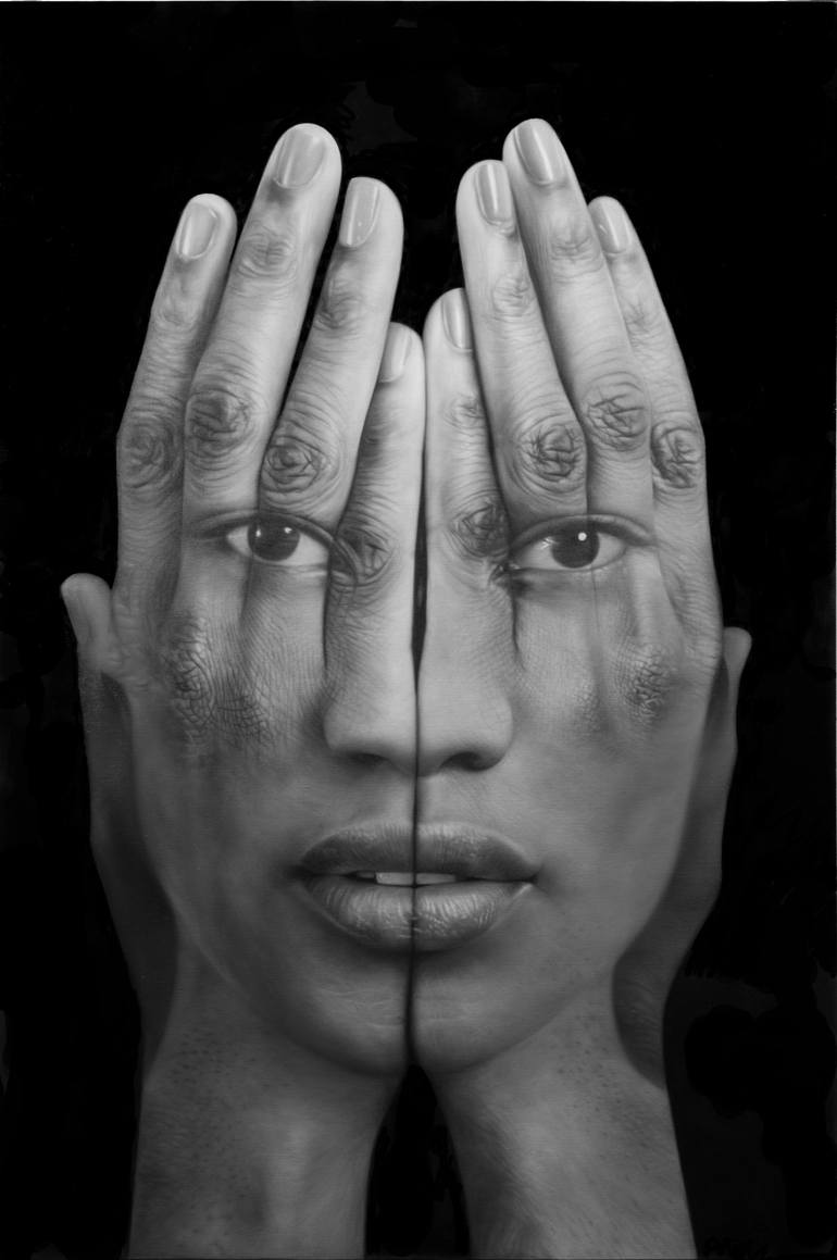 Black Mirror Painting by Tigran Tsitoghdzyan Saatchi Art