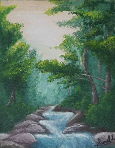 Original Fine Art Landscape Paintings by Komal Bhamani