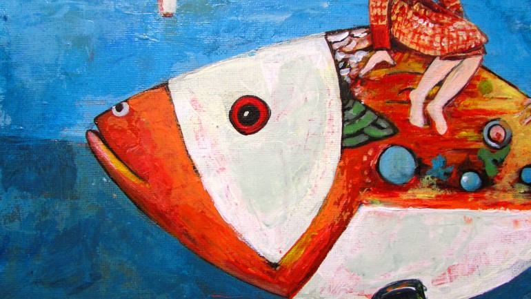 Original Abstract Expressionism Travel Painting by Tetiana Yakubova