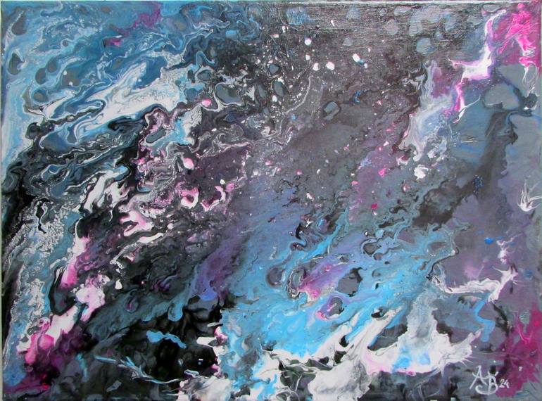 Original Abstract Painting by Tetiana Yakubova | Abstract Art on Canvas | The Infinity of our Universe Abstraction Best GIFT Canvas acrylic
