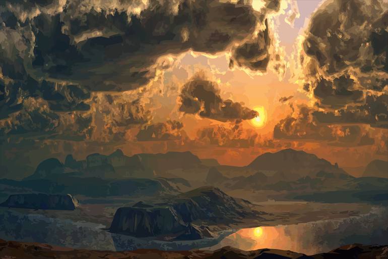 Original Other Landscape Digital by Tamart Graphics