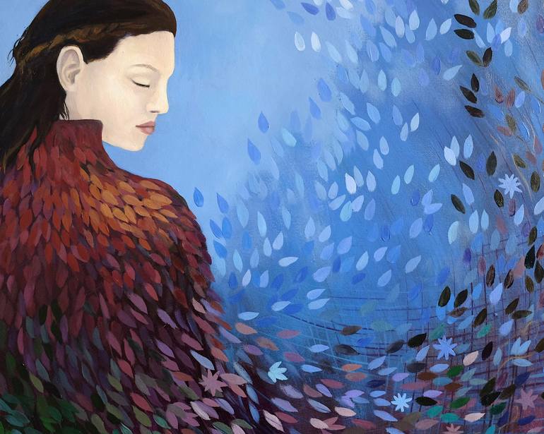 Original Figurative Fantasy Painting by Dawn Rodger