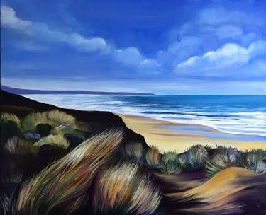 Original Realism Beach Paintings by Dawn Rodger