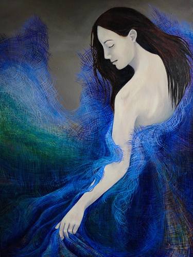 Original Figurative Women Paintings by Dawn Rodger