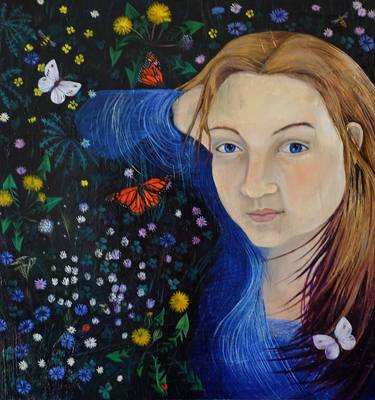 Original Figurative Nature Paintings by Dawn Rodger