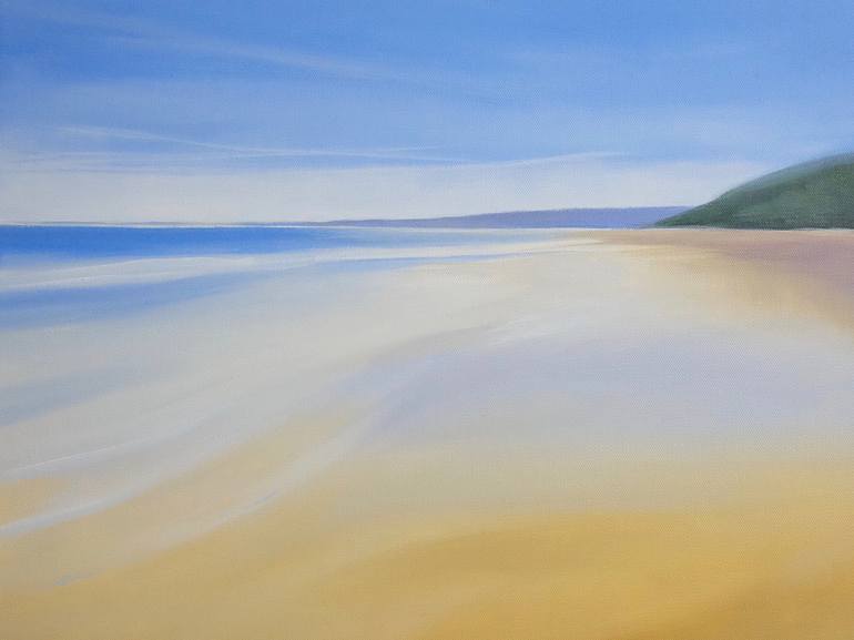 Original Fine Art Beach Painting by Dawn Rodger