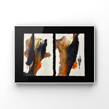 Original Abstract Expressionism Abstract Paintings by Maria Pranka