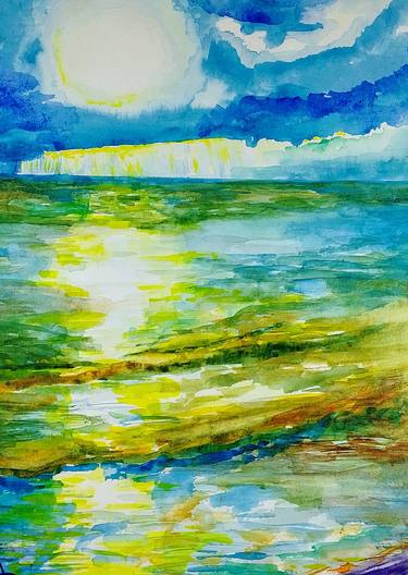 Original Impressionism Seascape Paintings by Voin Voin