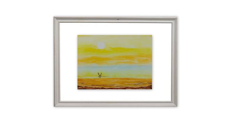 Original Expressionism Seascape Painting by Voin Voin