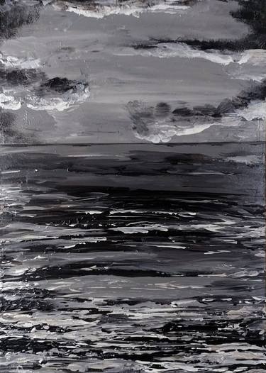Original Expressionism Seascape Paintings by Voin Voin