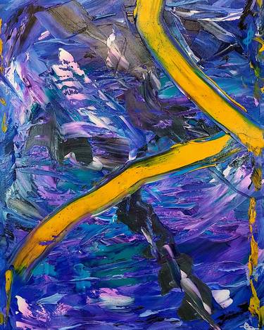 Original Abstract Expressionism Abstract Paintings by Voin Voin