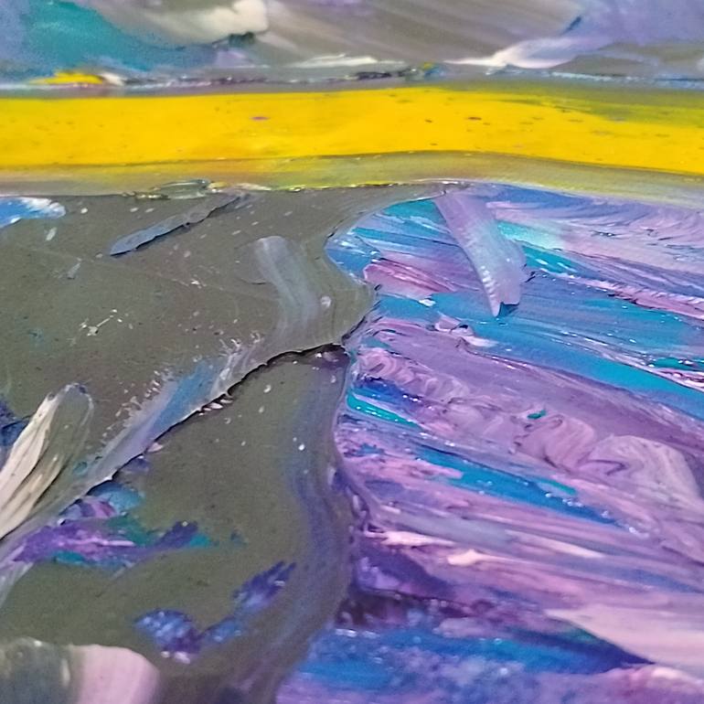 Original Abstract Expressionism Abstract Painting by Voin Voin