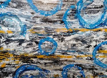 Original Abstract Expressionism Abstract Paintings by Voin Voin
