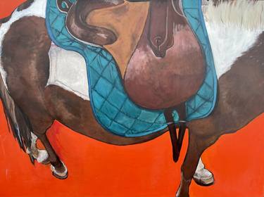 Original Horse Painting by Jill Nahrstedt