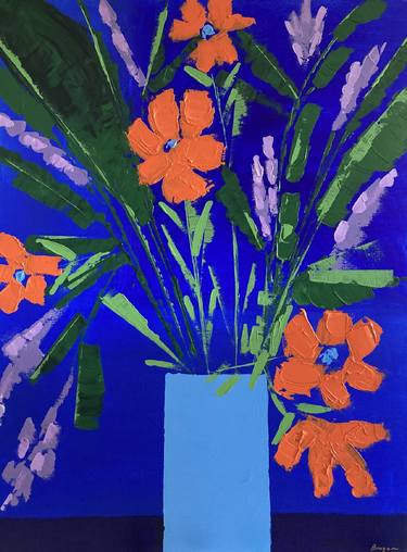 Original Floral Paintings by Zoe Brogan