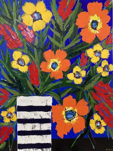 Original Floral Painting by Zoe Brogan