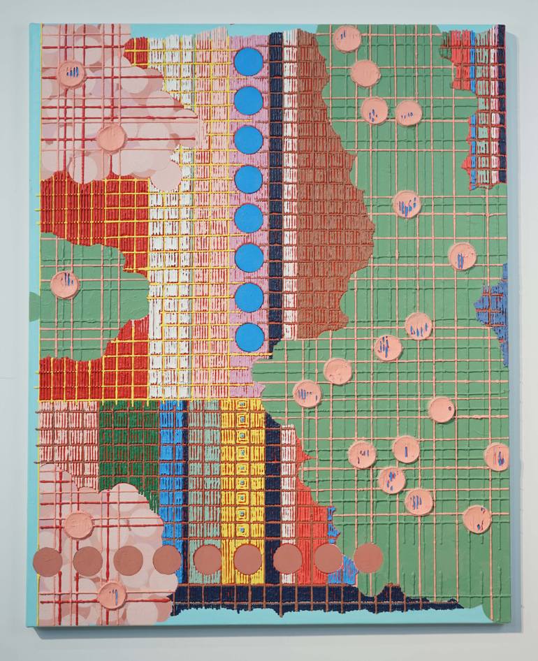 Original Abstract Expressionism Abstract Painting by Hyunseok Cho