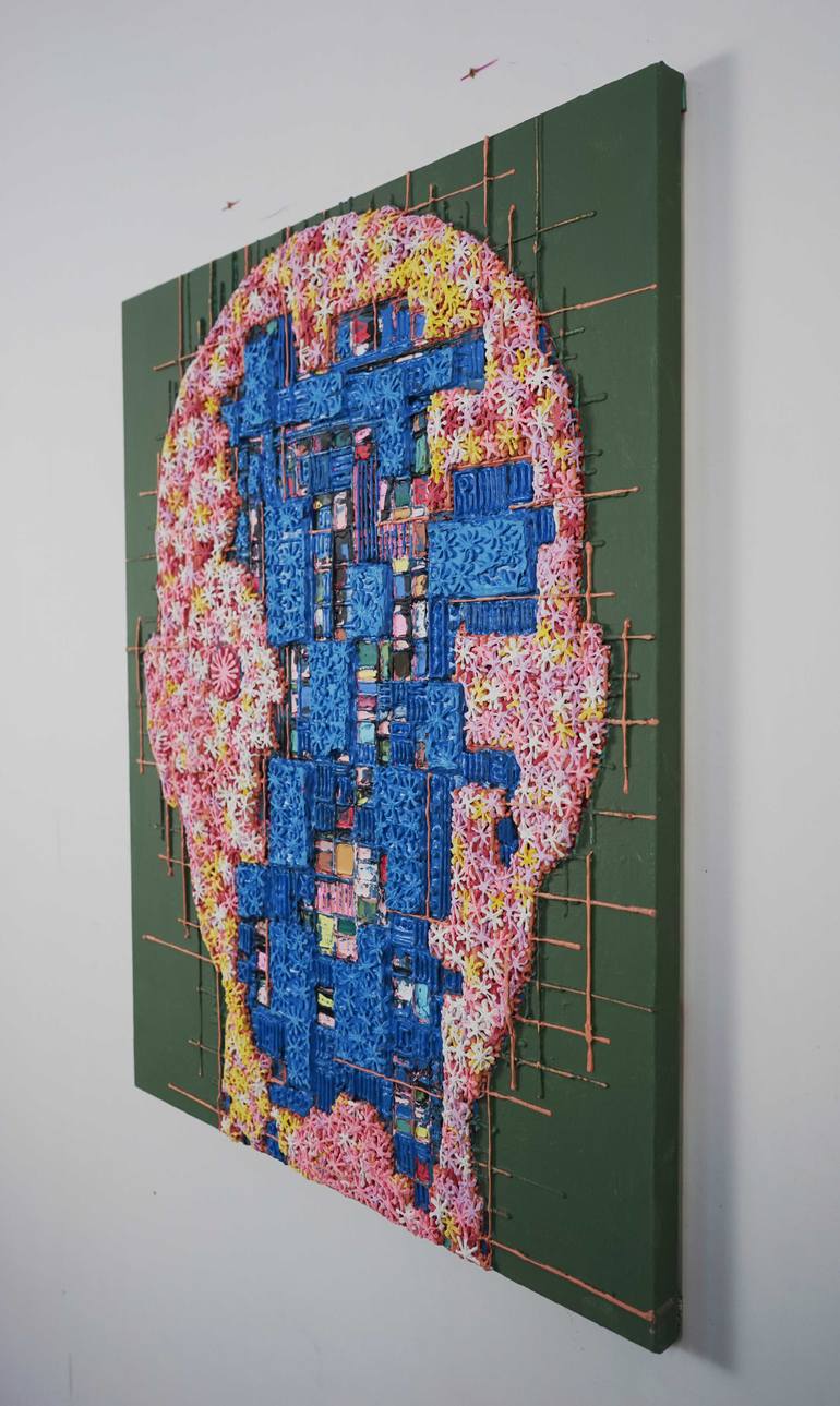 Original Abstract Expressionism Abstract Painting by Hyunseok Cho