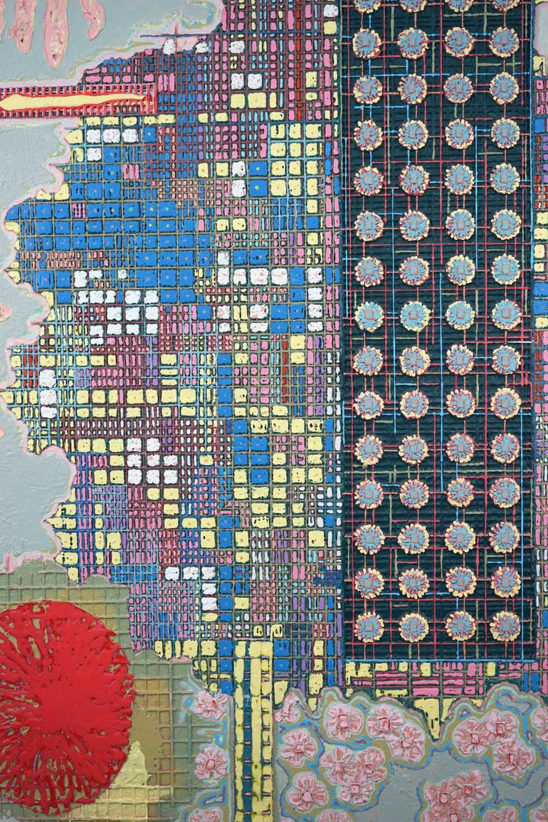 Original Abstract Expressionism Abstract Painting by Hyunseok Cho