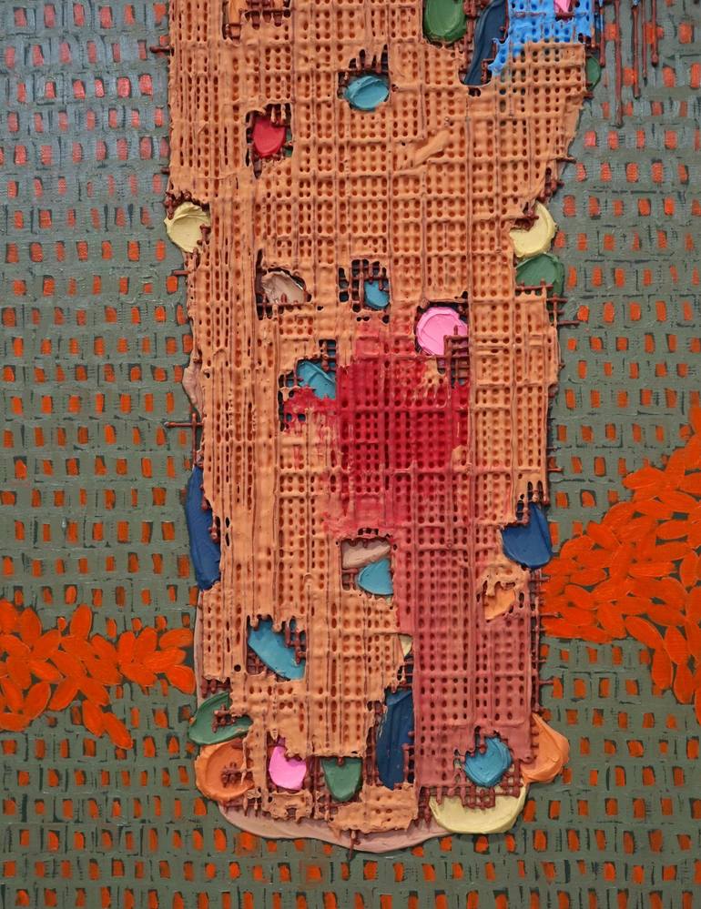 Original Algorithmic Abstract Painting by Hyunseok Cho