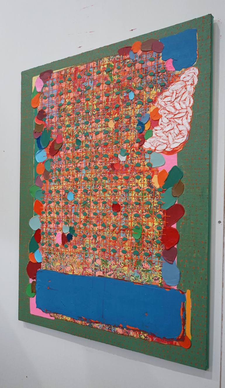 Original Algorithmic Abstract Painting by Hyunseok Cho