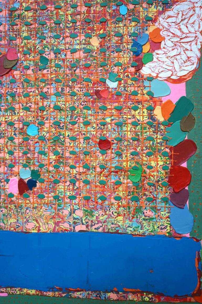 Original Algorithmic Abstract Painting by Hyunseok Cho