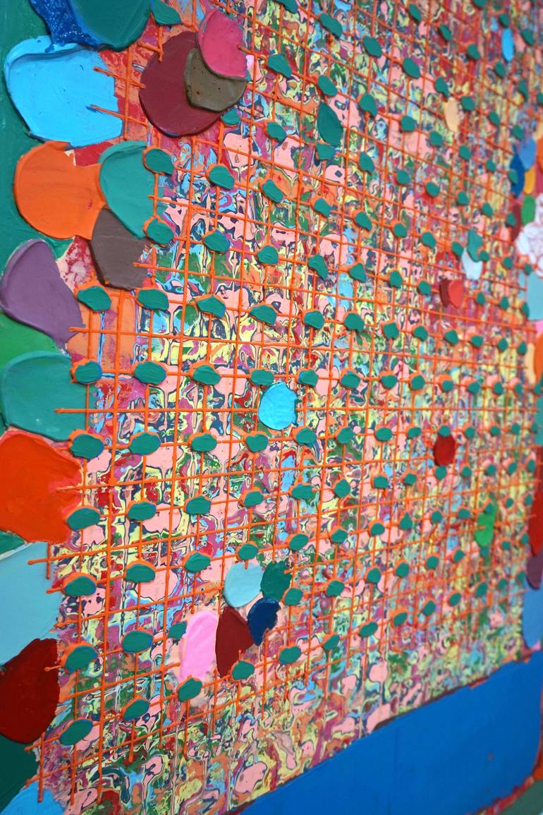 Original Algorithmic Abstract Painting by Hyunseok Cho