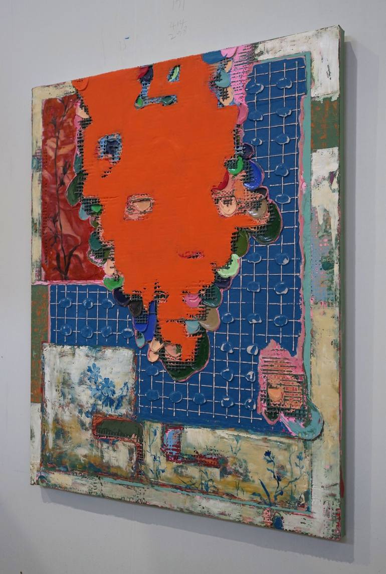 Original Algorithmic Abstract Painting by Hyunseok Cho