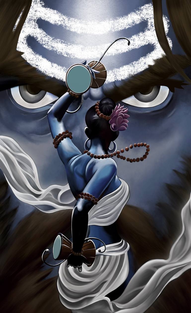 Shiva Painting by Shivangi Goenka | Saatchi Art