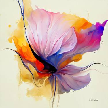 Print of Floral Digital by Jiri Svetlik