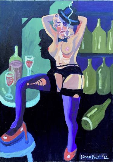 Original Erotic Paintings by Simon Pratt