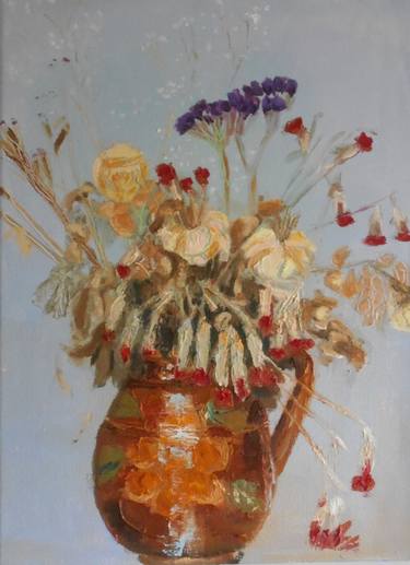 Original Fine Art Floral Paintings by Lynne Fitzpatrick