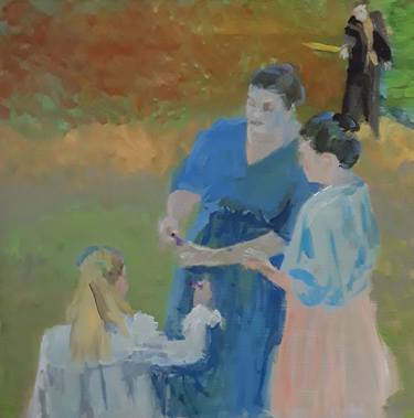 Print of Figurative People Paintings by Lynne Fitzpatrick