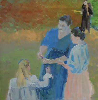 Original Figurative People Paintings by Lynne Fitzpatrick