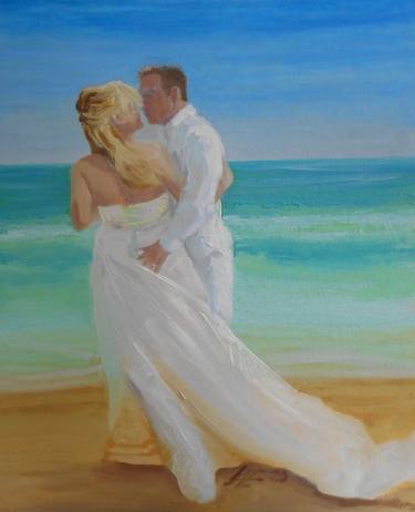 Print of Figurative Love Paintings by Lynne Fitzpatrick