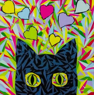 Print of Pop Art Cats Collage by wagner Andrade