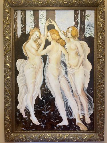Original Figurative Nude Paintings by Michaela Absolonová