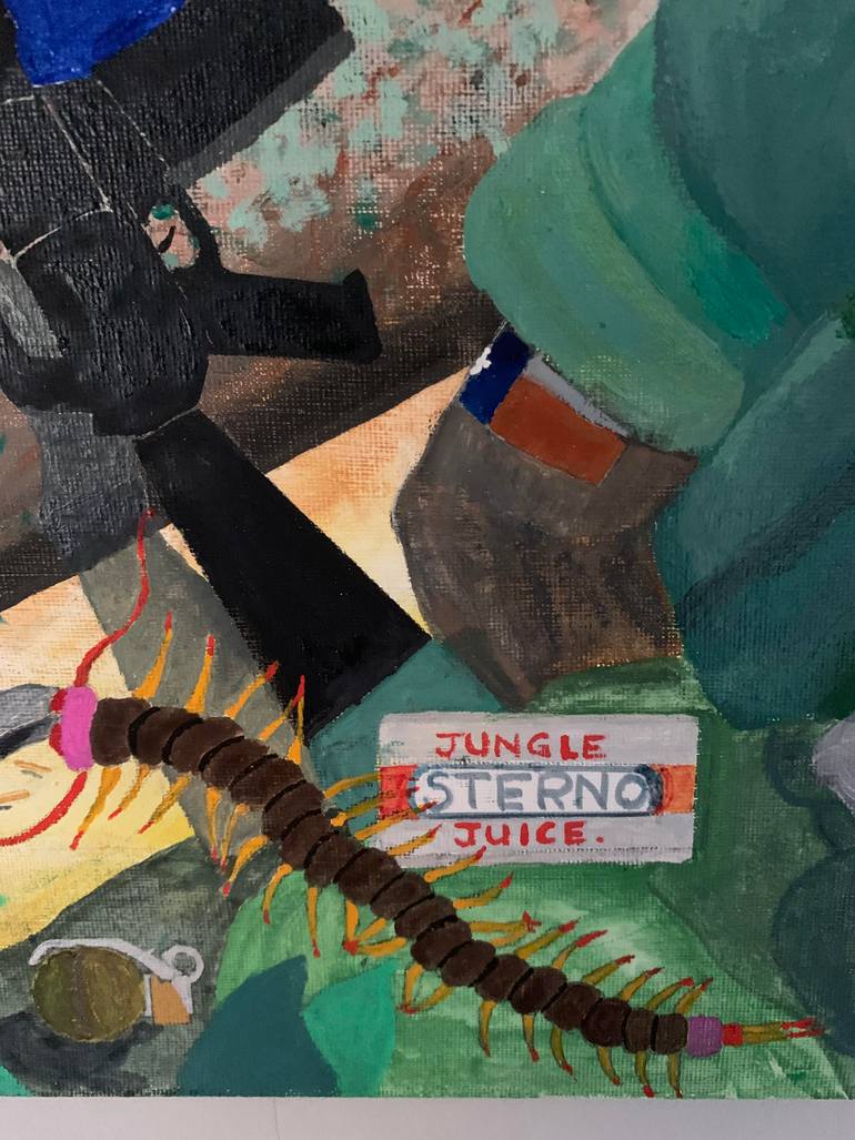 Original Conceptual Politics Painting by Highland Construction.