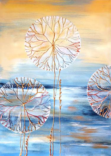Original Minimalism Abstract Painting by Yelena Rybalkina
