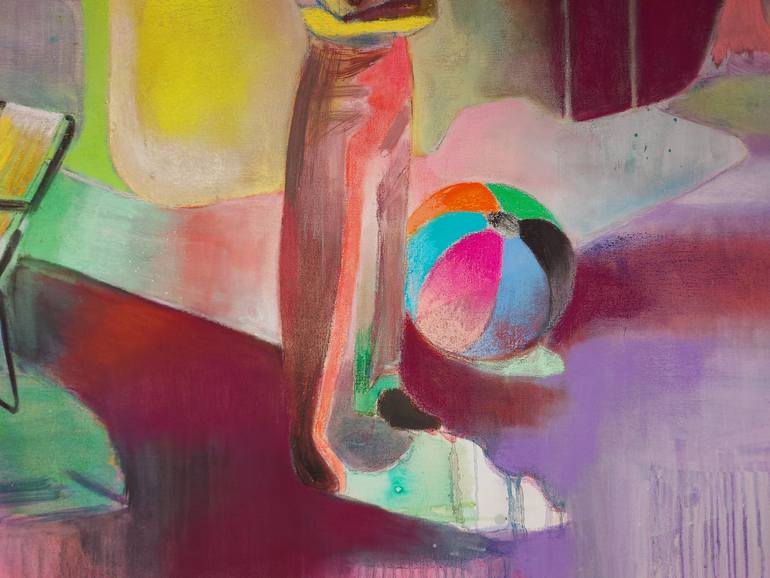 Original Abstract Travel Painting by Marlien Venema