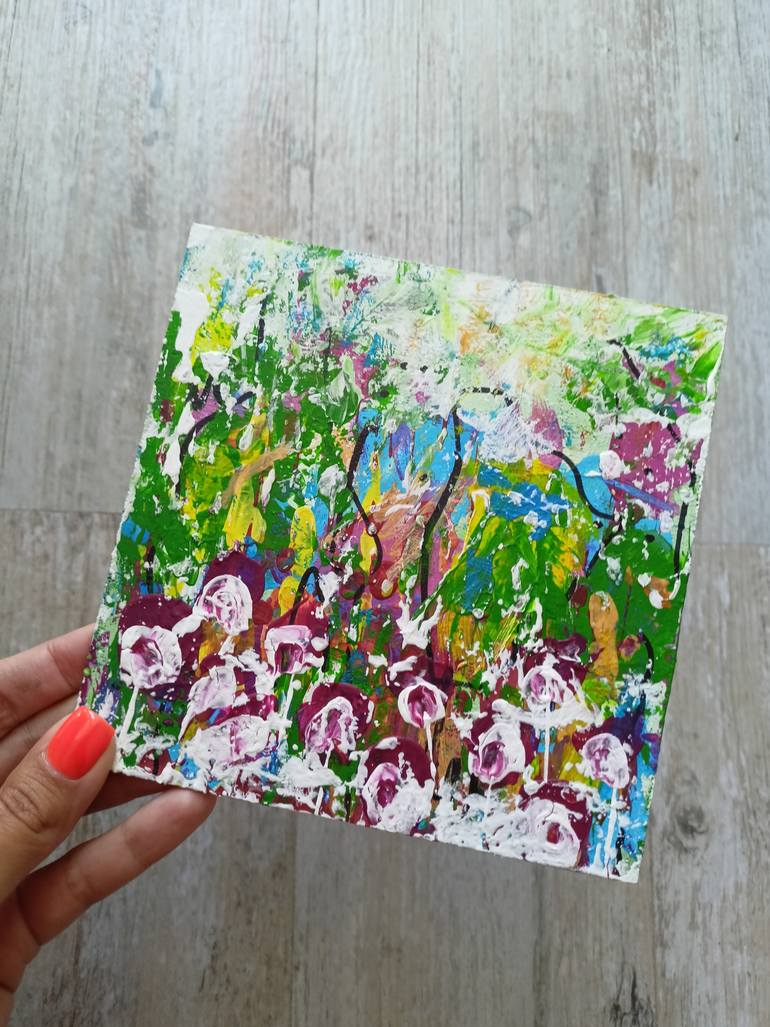 Original Abstract Painting by Julia Kapralova