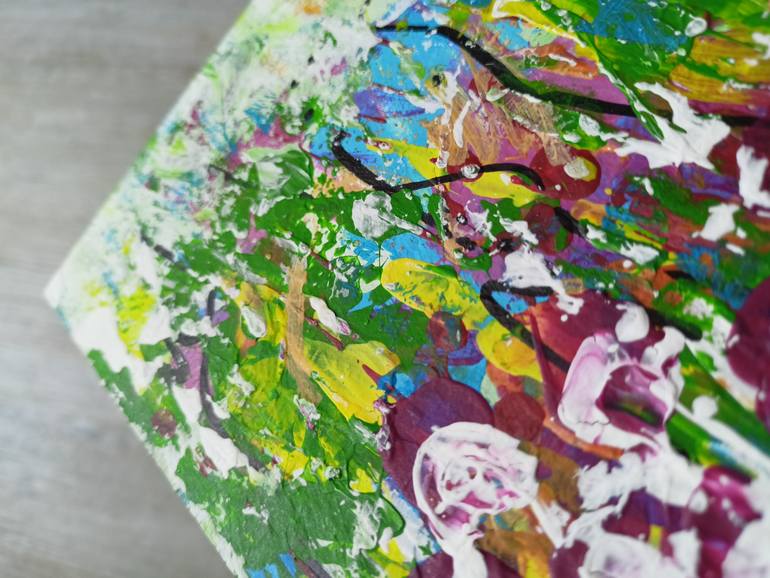 Original Abstract Painting by Julia Kapralova