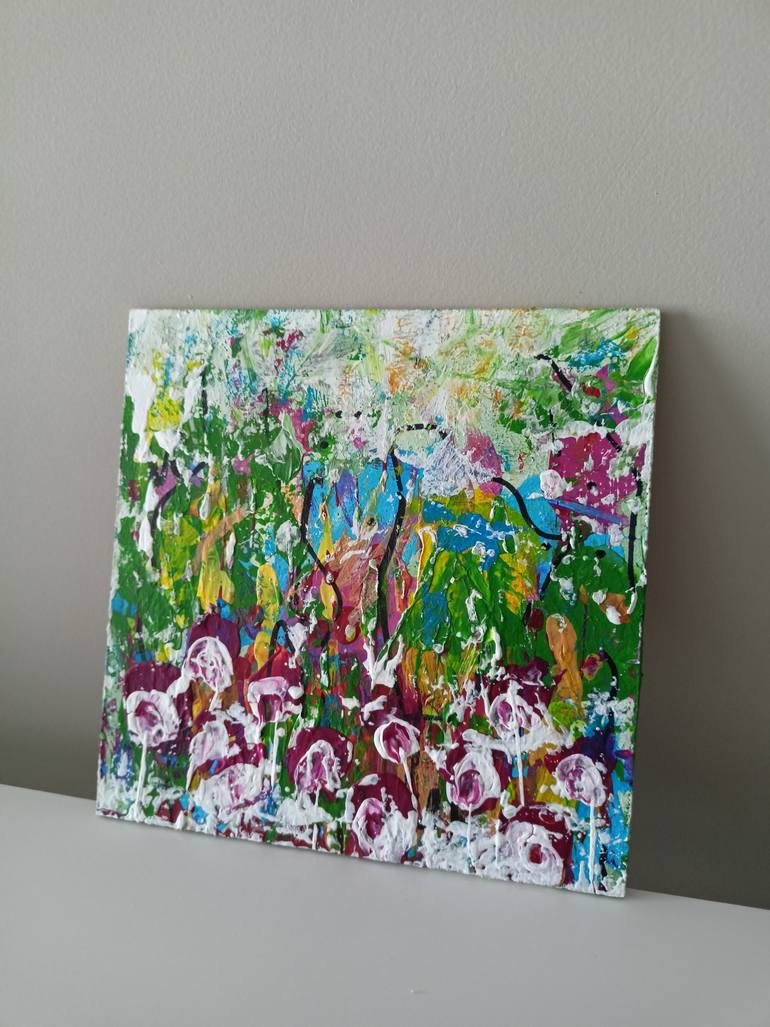 Original Abstract Painting by Julia Kapralova