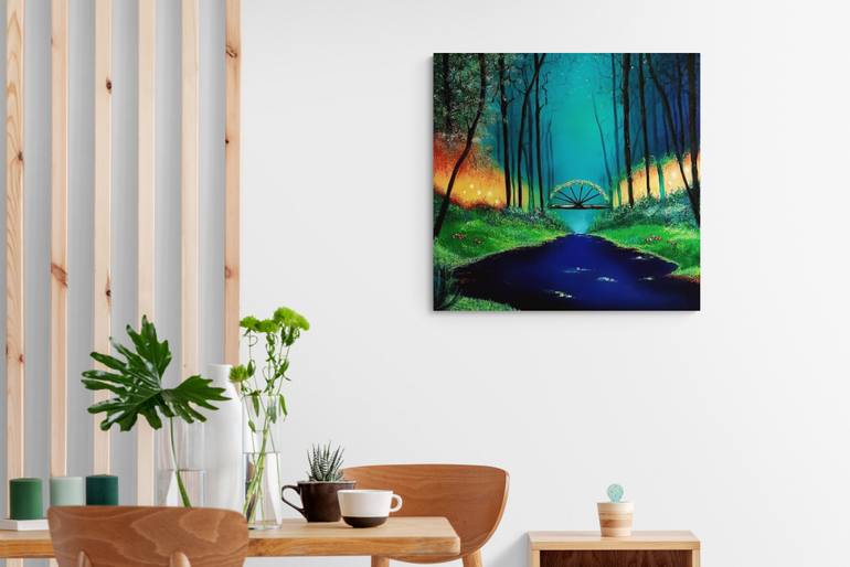 Original Minimalism Nature Drawing by Gözde Nur Özbek