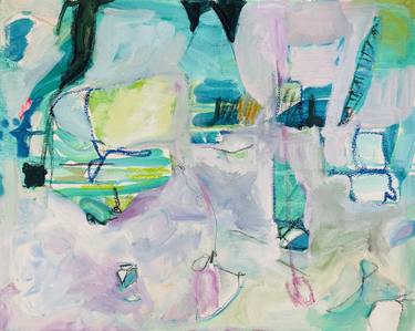 Original Abstract Expressionism Abstract Paintings by Suzie Black