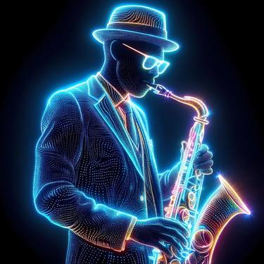 Jazz Musician - Saxophone Player - Saxophonist thumb