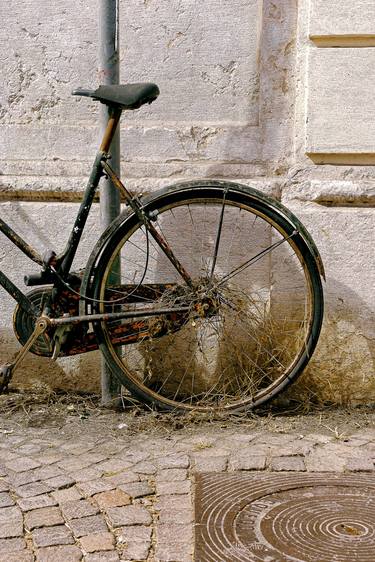 Original Abstract Expressionism Bicycle Photography by Rafael Benetti